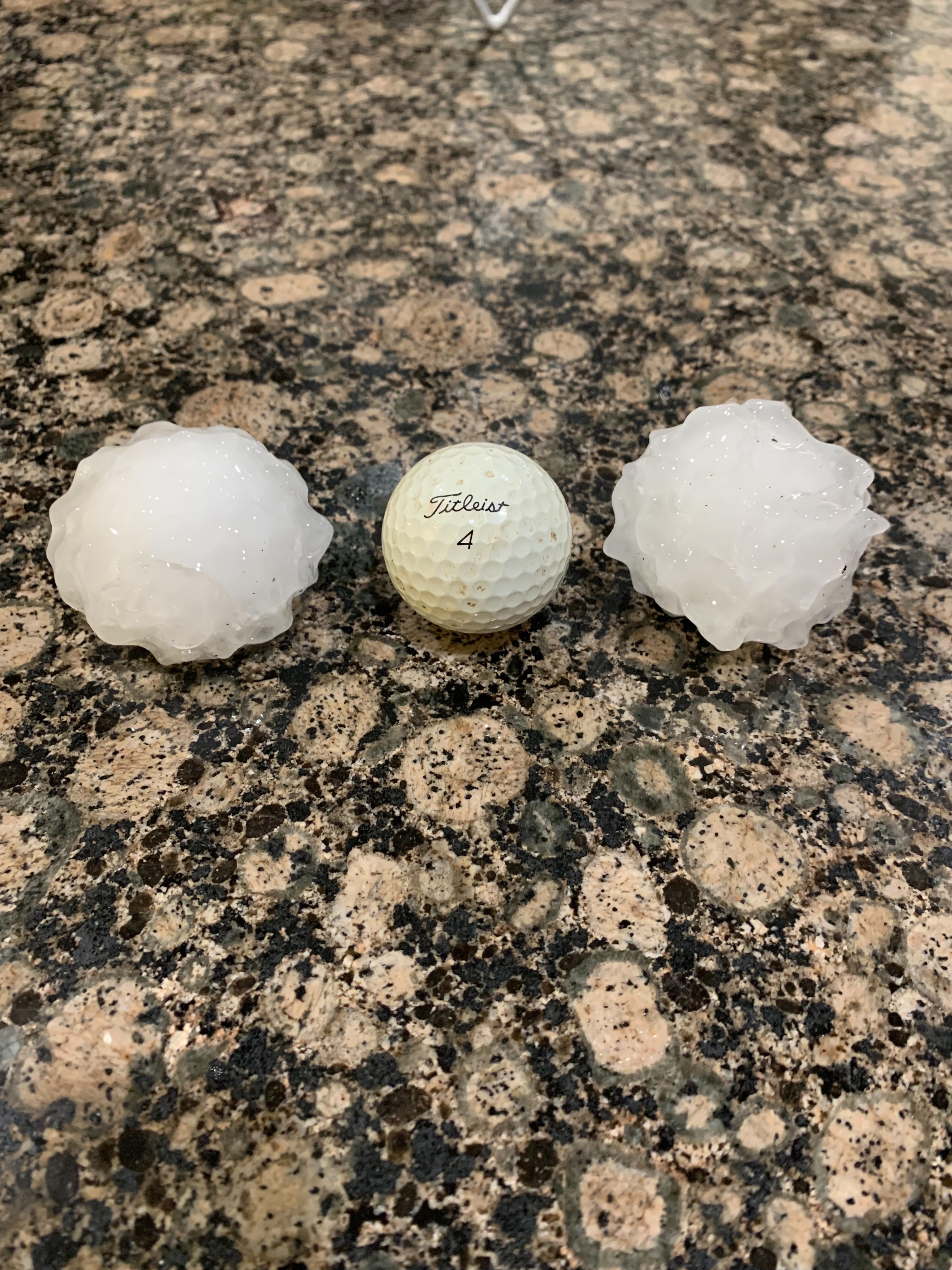 Hail in Flower Mound- Huge thuds.<br />
Kind Regards – Steve Dixon