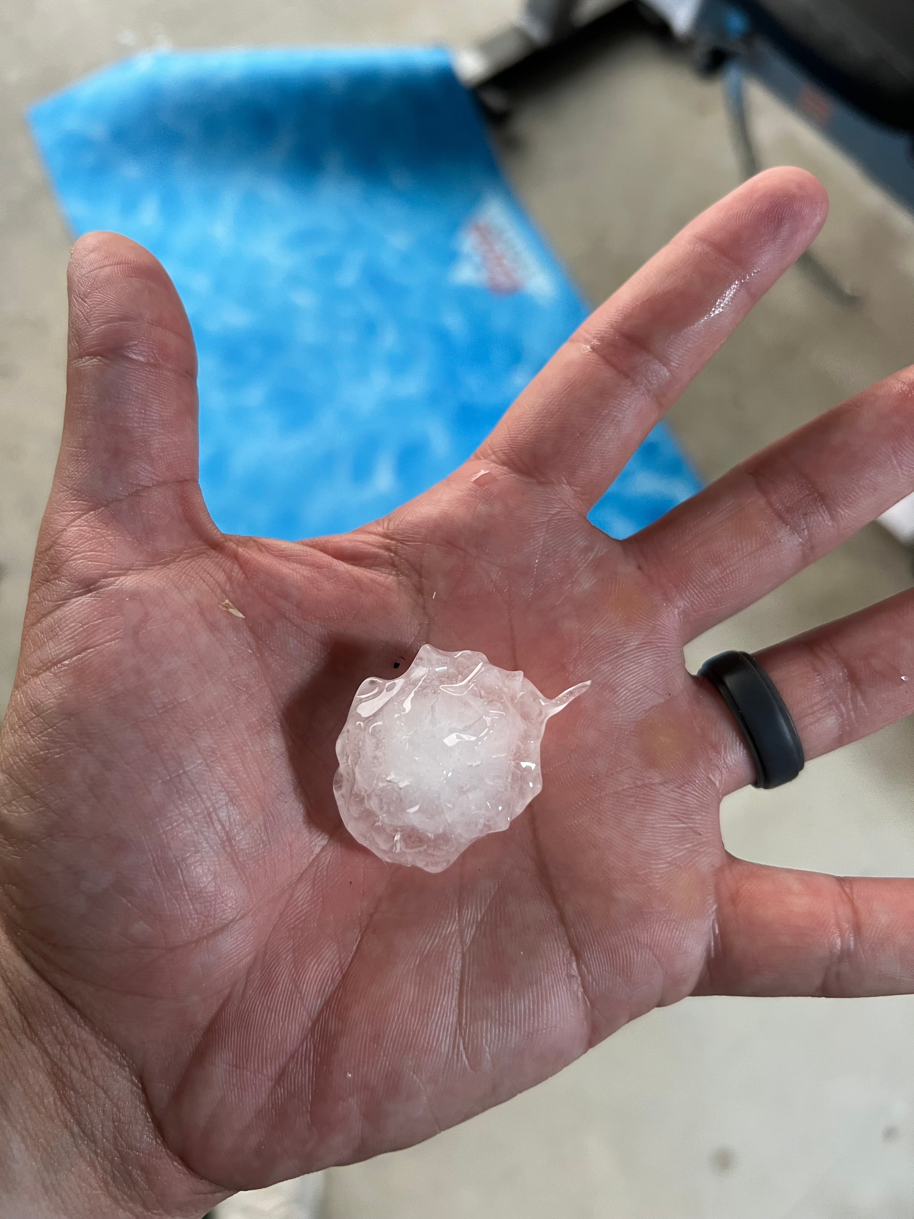 Golf ball sized hail