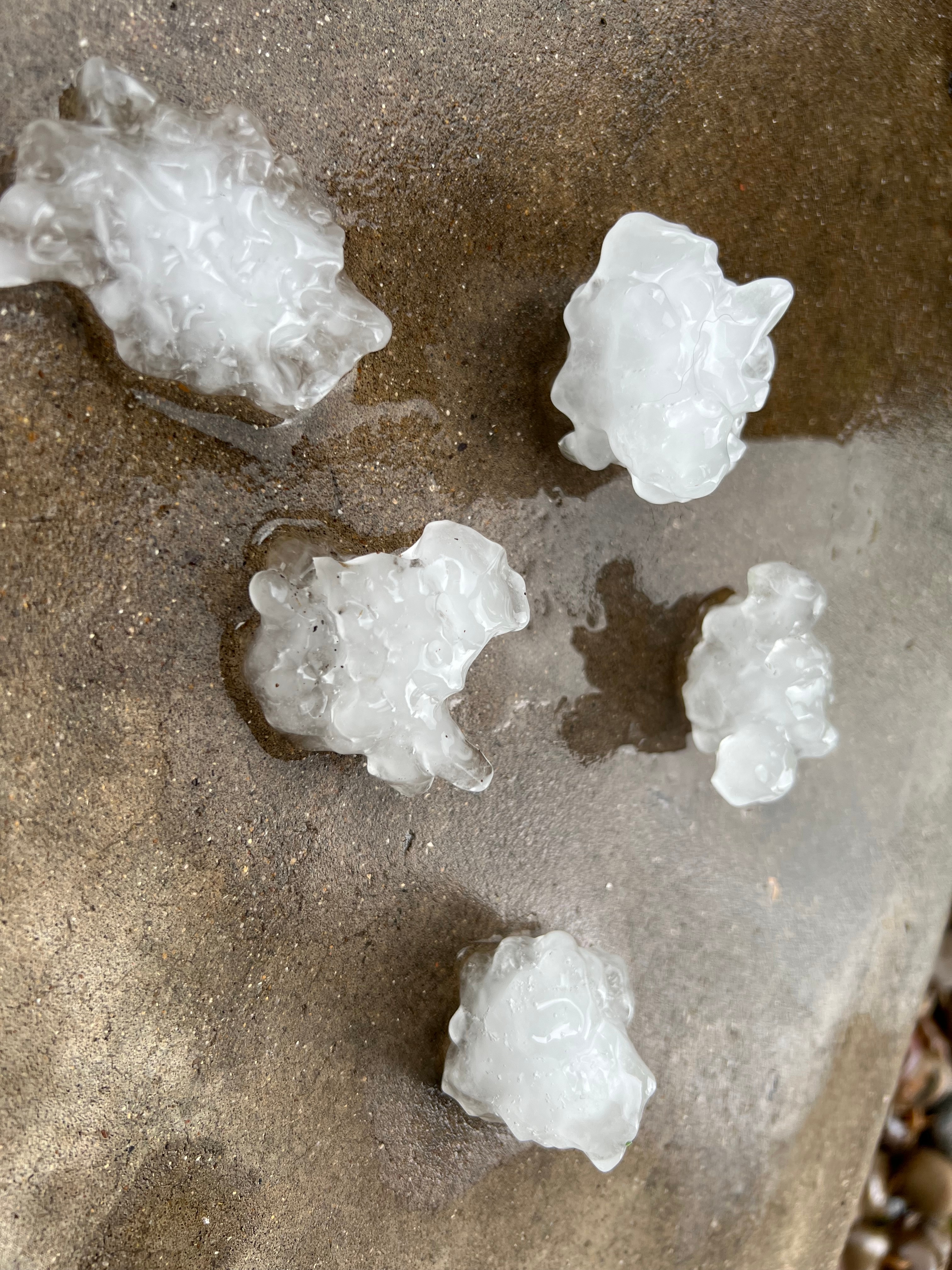 This is from the storm that just came through Waxahachie.