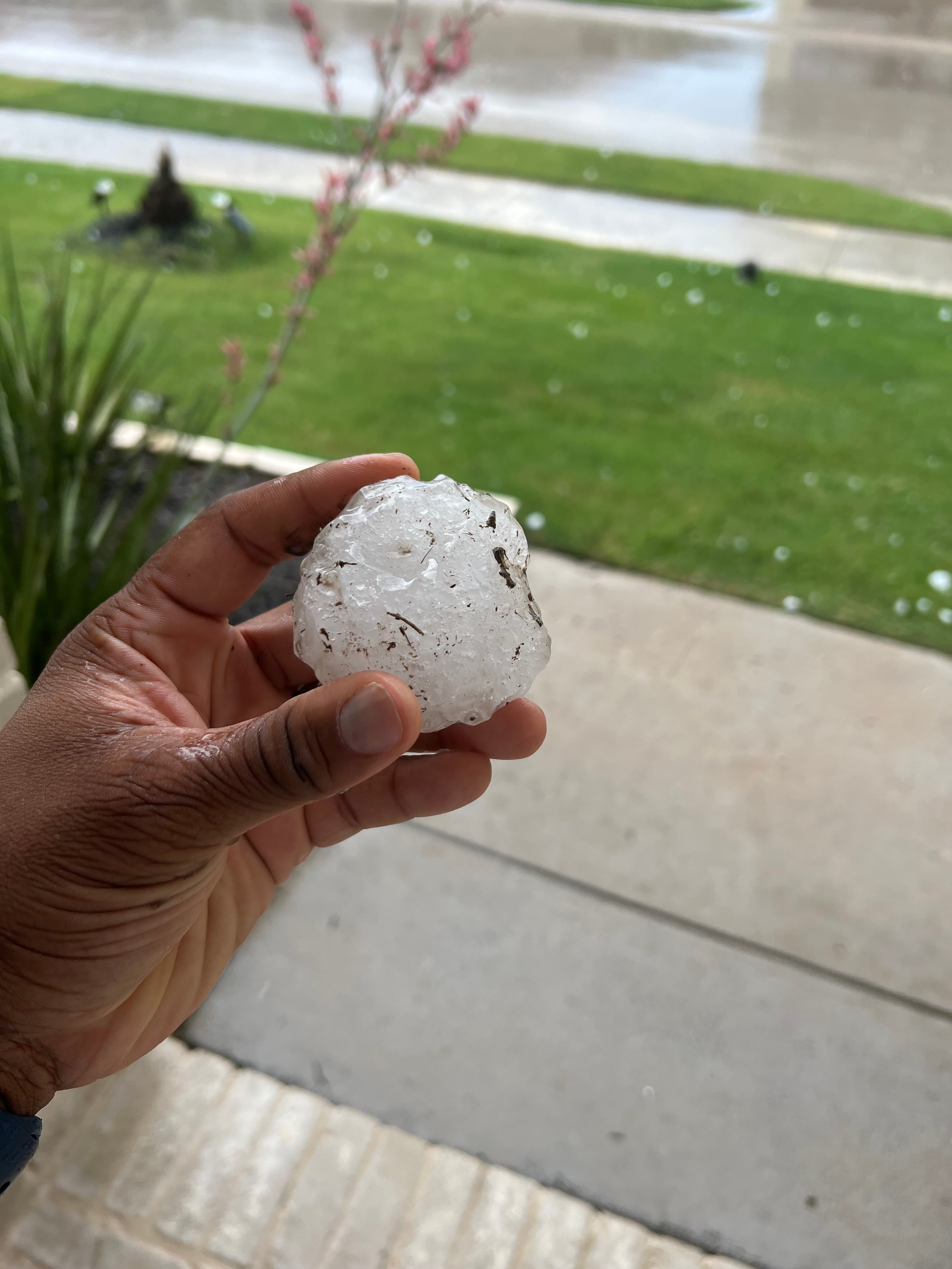 Baseball sized Waxahachie Hail