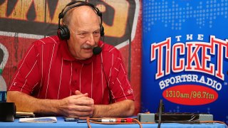 DALLAS, TEXAS – MARCH 30:  Radio host Norm Hitzges of The Ticket during the Texas Motor Speedway Media Day at Gilley’s Dallas on March 30, 2016 in Dallas, Texas.