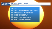 Heat safety tips