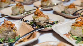 Food served at the Nation Kidney Foundation's Bonne Sante