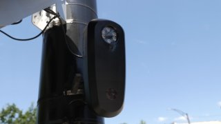 Solar-powered Flock camera (file photo).