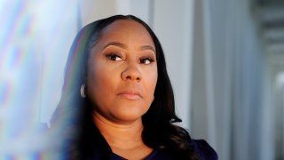 Fulton County District Attorney Fani Willis poses for a portrait, Wednesday, April 19, 2023, in Atlanta.