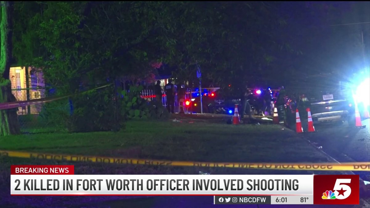 Two dead in officer-involved shooting in Fort Worth overnight – NBC 5 ...