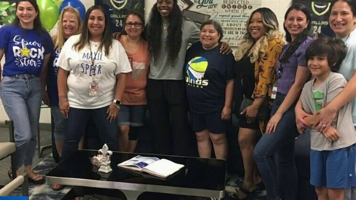 Dallas Wings give Arlington ISD school a staff lounge makeover NBC 5