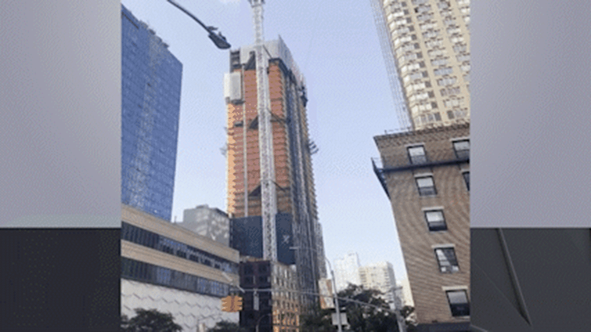 Crane on Manhattan skyscraper on fire, partially collapses: Officials – NBC 5 Dallas-Fort Worth - Vimarsana News