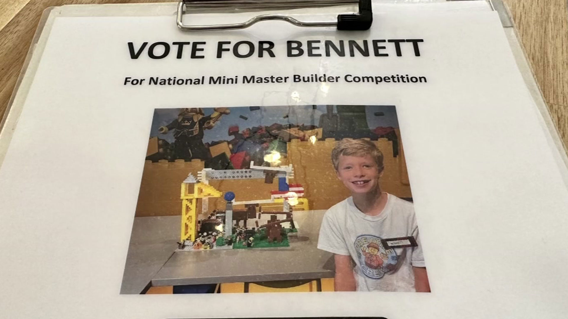 Boy's Lego invention wins business contest