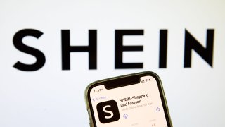 A Shein App is shown in the iOS App Store in Bargteheide, Germany, May 3, 2021.