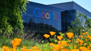 Google Headquarters is seen in Mountain View, California, United States on May 15, 2023.