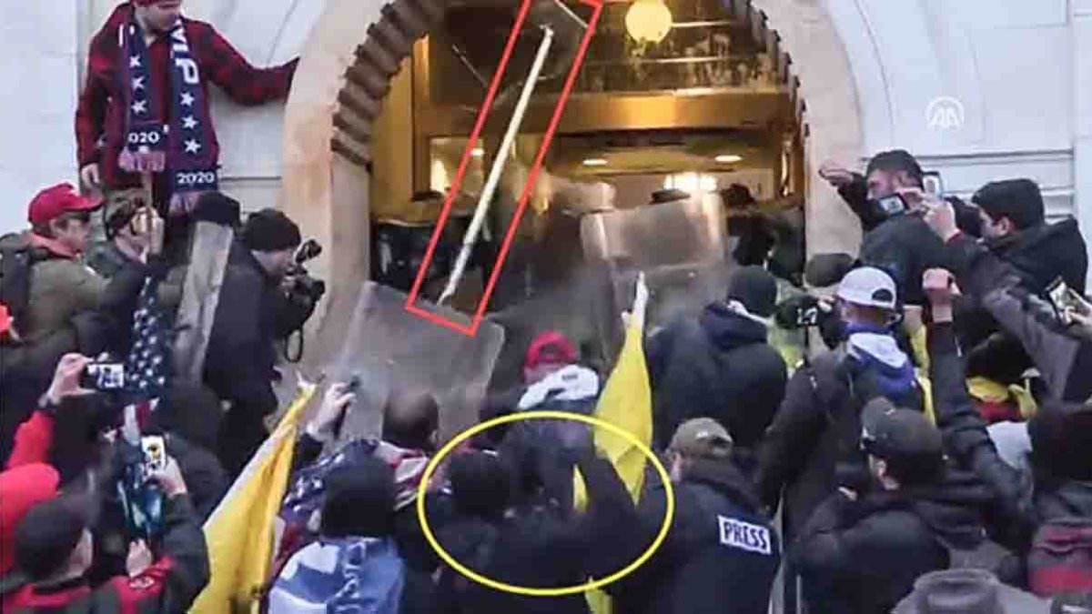 FBI arrests Jan. 6 rioter they say assaulted officers with a speaker, a shoe and a lamp