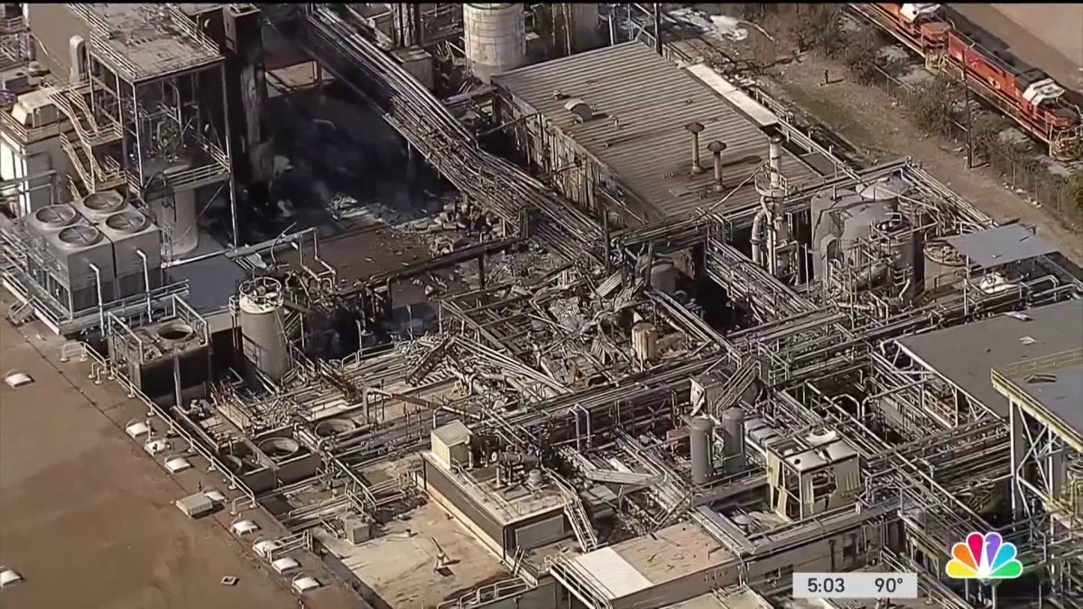 No Hazards Identified After Garland Paint Plant Fire NBC 5 Dallas