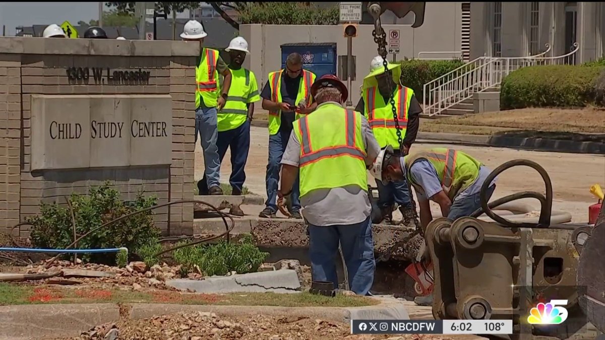 Crews work to fix Fort Worth water main break – NBC 5 Dallas-Fort Worth