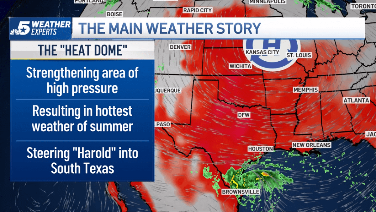 What Does Ts Harold Mean For Weather In North Texas Nbc 5 Dallas