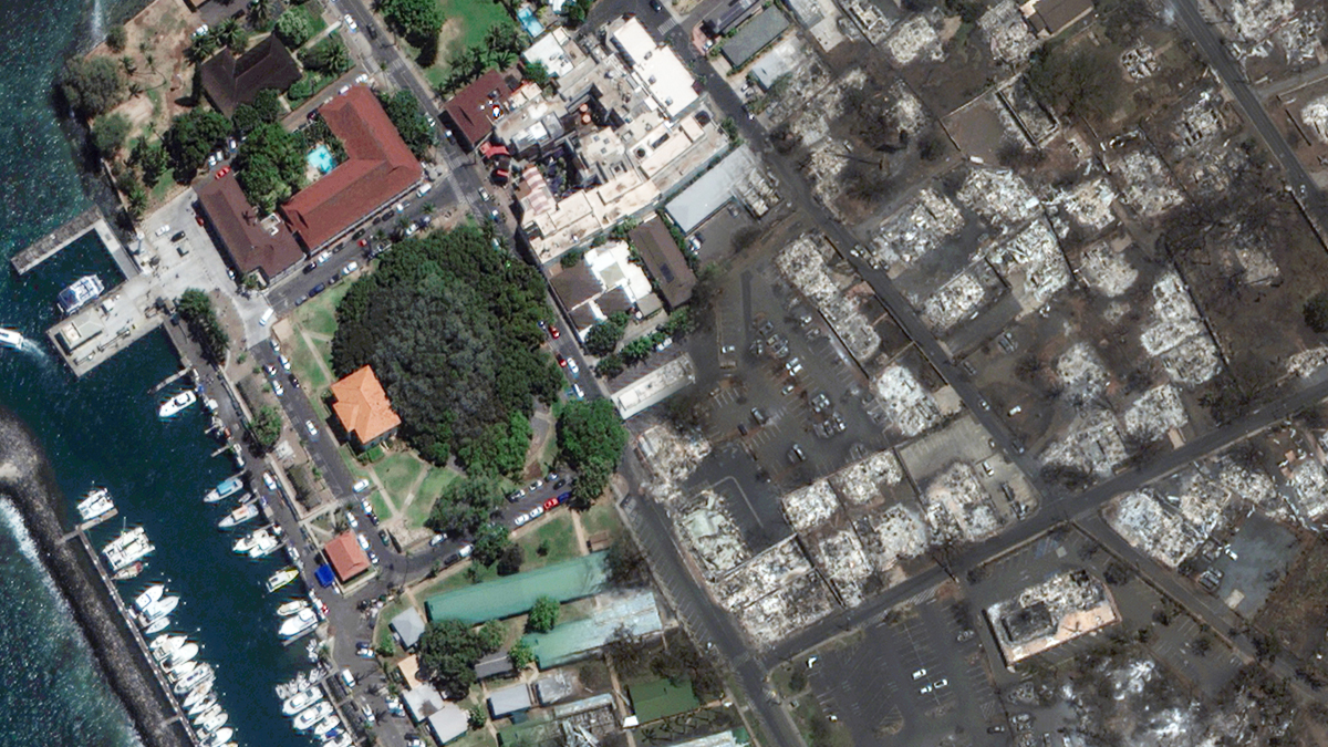 Maui wildfires Beforeandafter satellite photos show devastating