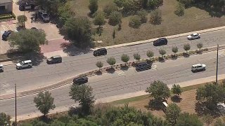 Southlake Police investigate a crash that killed a 12-year-old girl who was riding her bicycle, Thursday, Aug. 3, 2023.