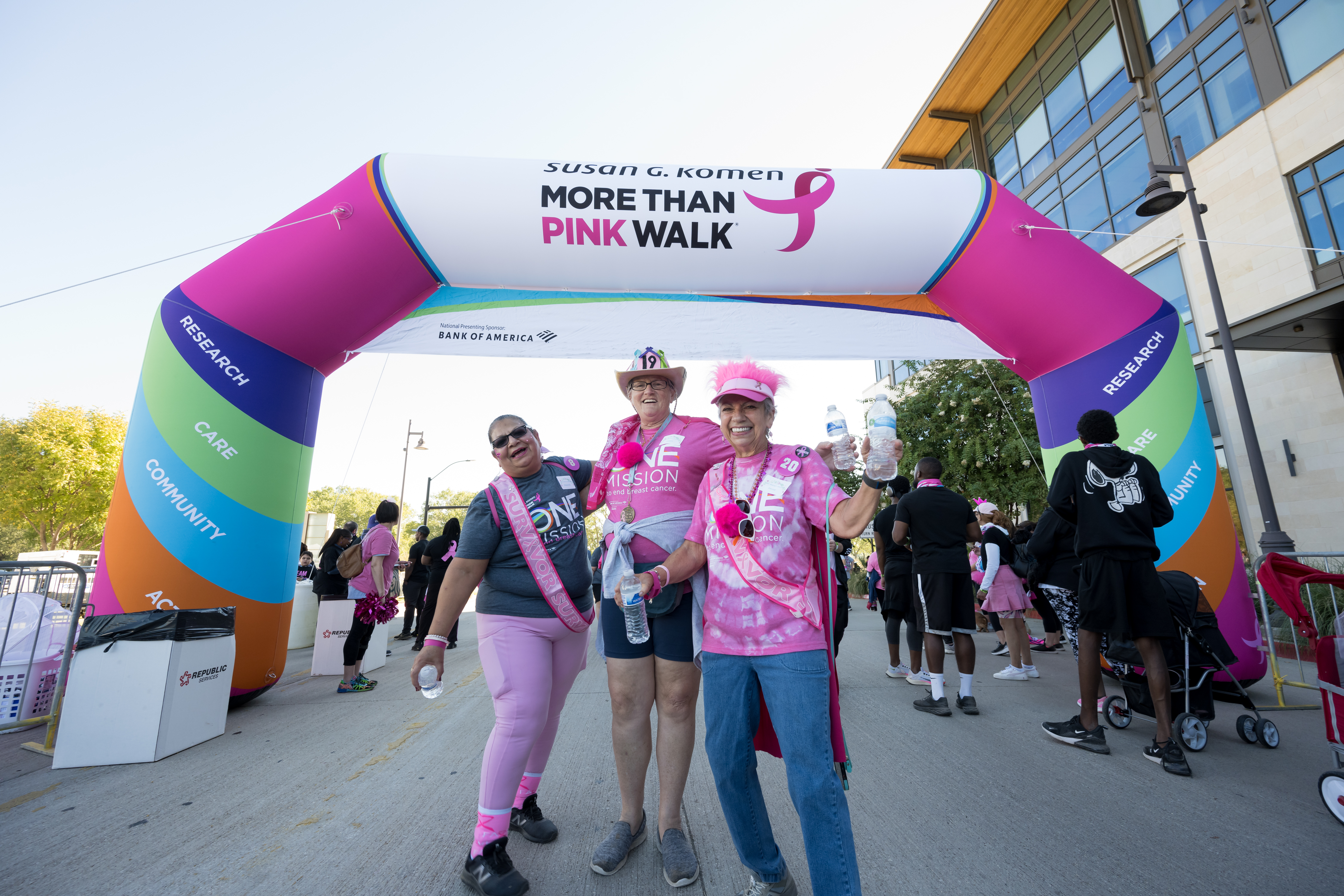 Market Street and Houston Methodist Neal Cancer Center “Light it Up Pink”  in October