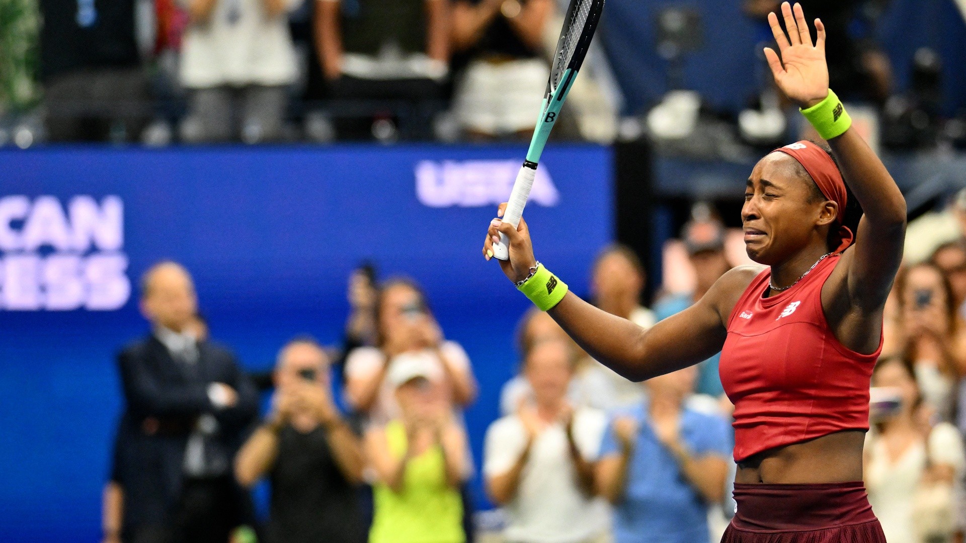 ESPN glosses over Coco Gauff's post-victory prayer, gets called