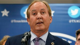 Texas state Attorney General Ken Paxton makes a statement at his office in Austin, Texas, Friday, May 26, 2023. he Texas Senate is set to gavel in Tuesday, Sept. 5, 2023, for the impeachment trial of Paxton, a formal airing of corruption allegations that could lead Republican lawmakers to oust one of their own as lead lawyer for America’s largest red state.