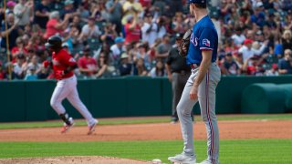 Jose Ramírez's 2-run homer sends Indians by Rangers in DH opener