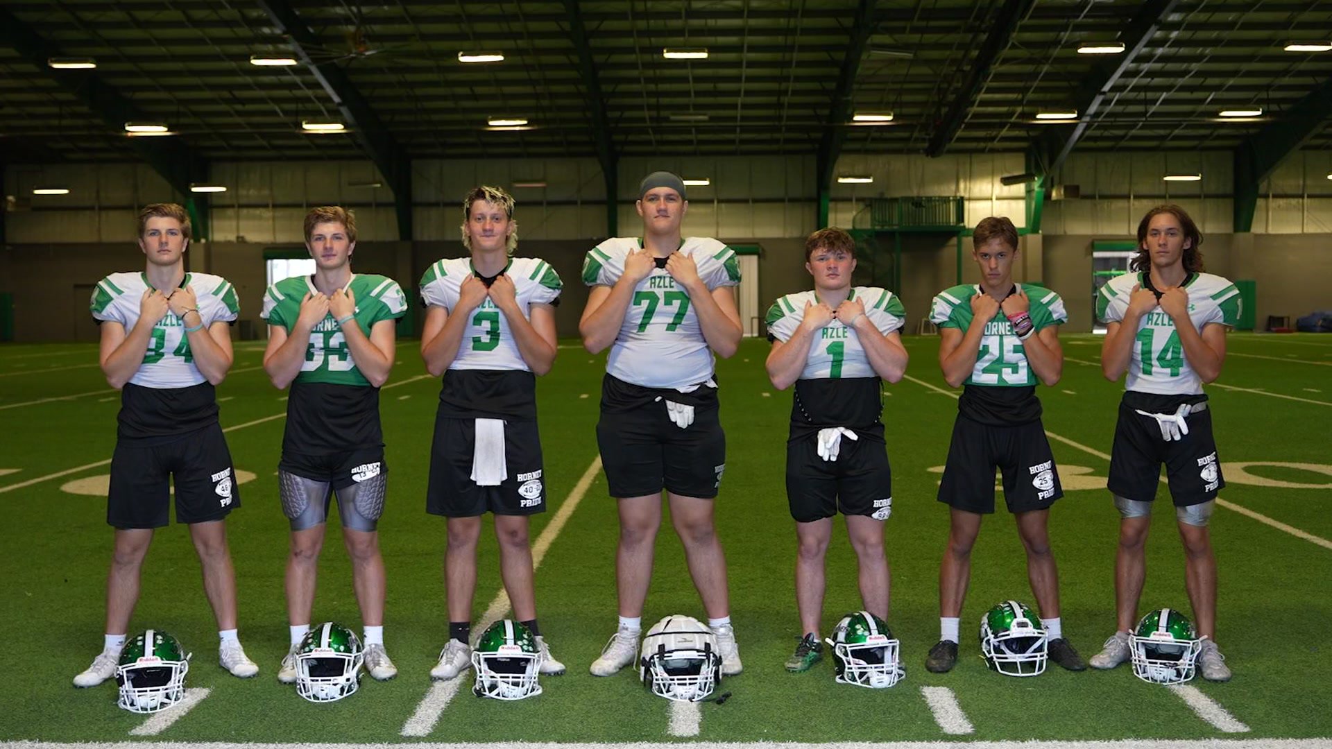 Football family Azle High School football team has four sets of twins