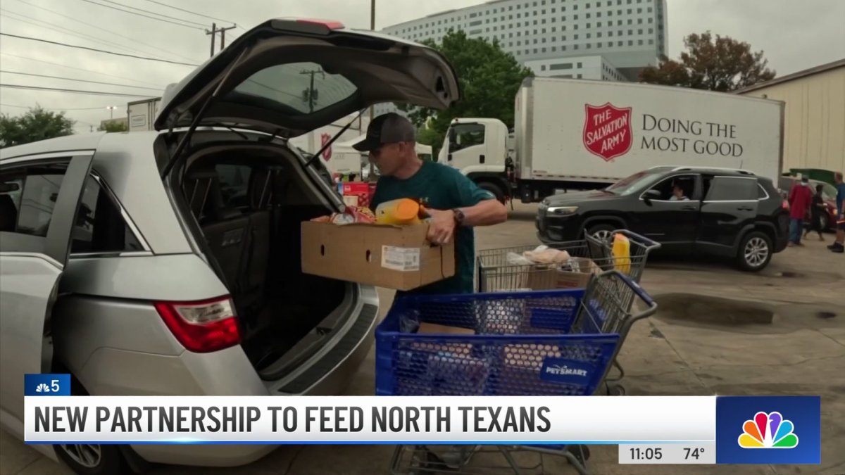 North Texas Food Bank teams up with local Salvation Army to fight hunger amid rising food insecurity