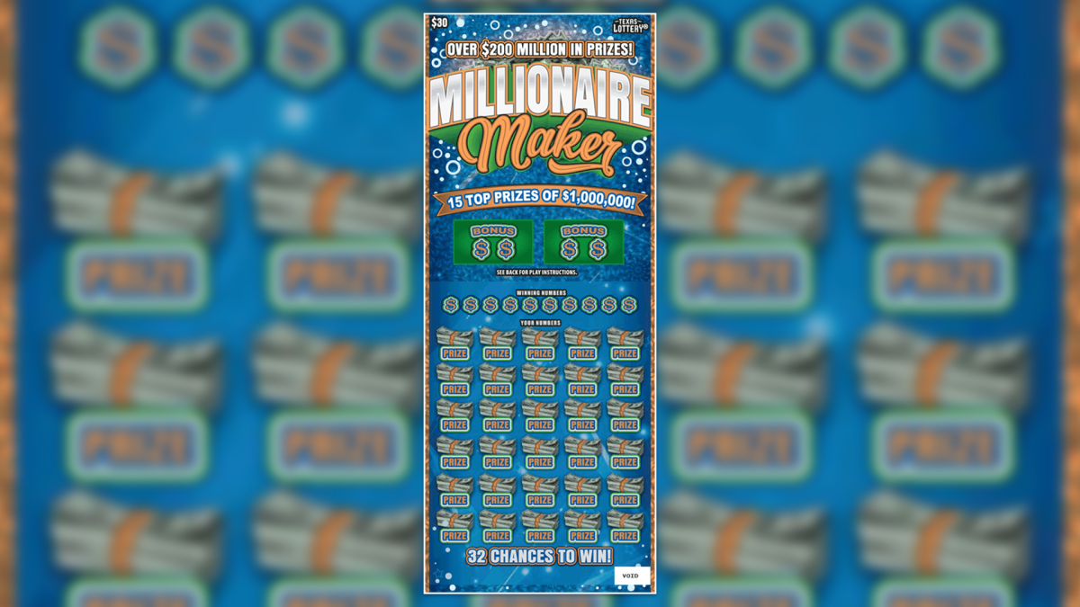 Lewisville resident wins $1 million in Texas Lottery scratch-off