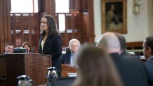 Attorney Erin Eply on Day 7 of the Ken Paxton impeachment trial in Austin, Texas, Wednesday, Sept. 13, 2023.