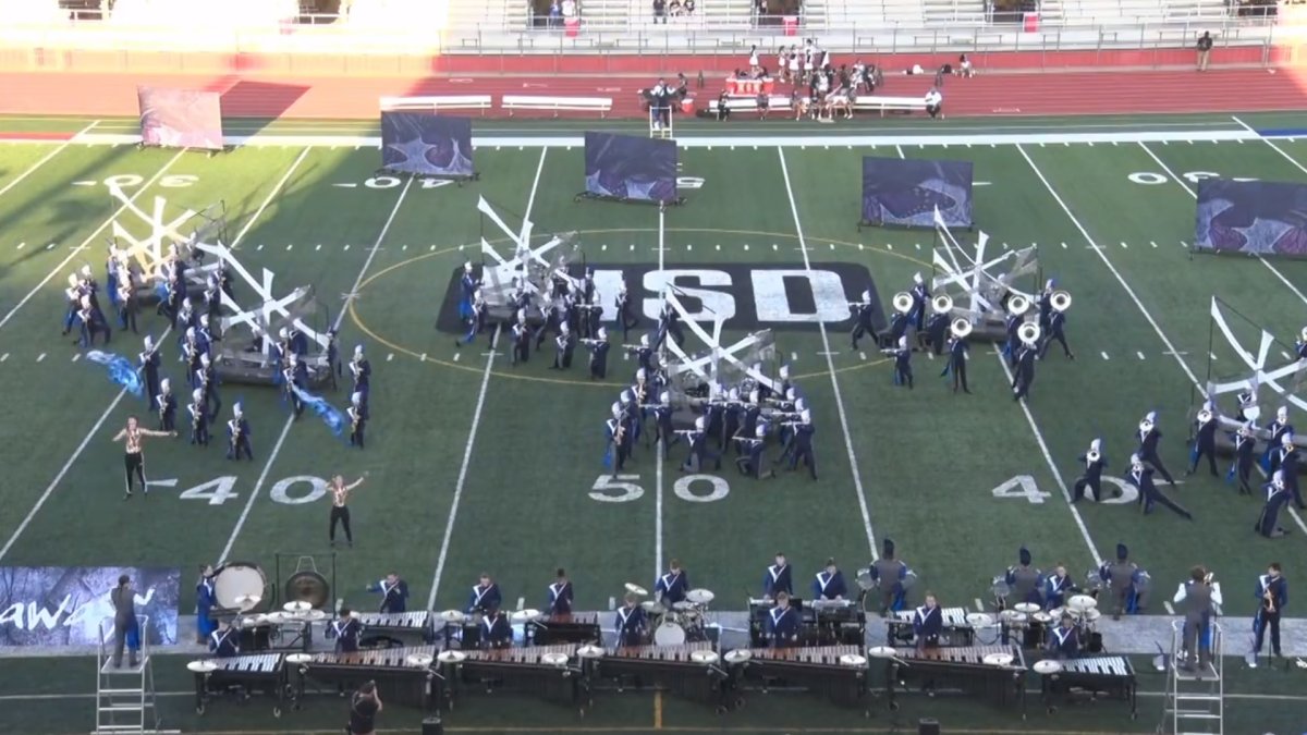 Burleson’s Centennial HS marching band themes this year’s show around