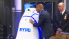 NYC unveils 420-pound police robot assigned to patrol subway stations