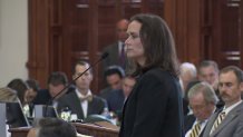 Attorney Erin Eply on Day 7 of the Ken Paxton impeachment trial in Austin, Texas, Wednesday, Sept. 13, 2023.