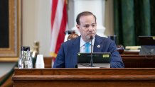 Witness Grant Dorfman testifies on Day 8 of the Ken Paxton impeachment trial, Thursday, Sept. 14, 2023, in Austin, Texas.