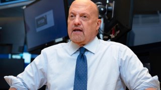 Jim Cramer at the NYSE, June 30,2022.