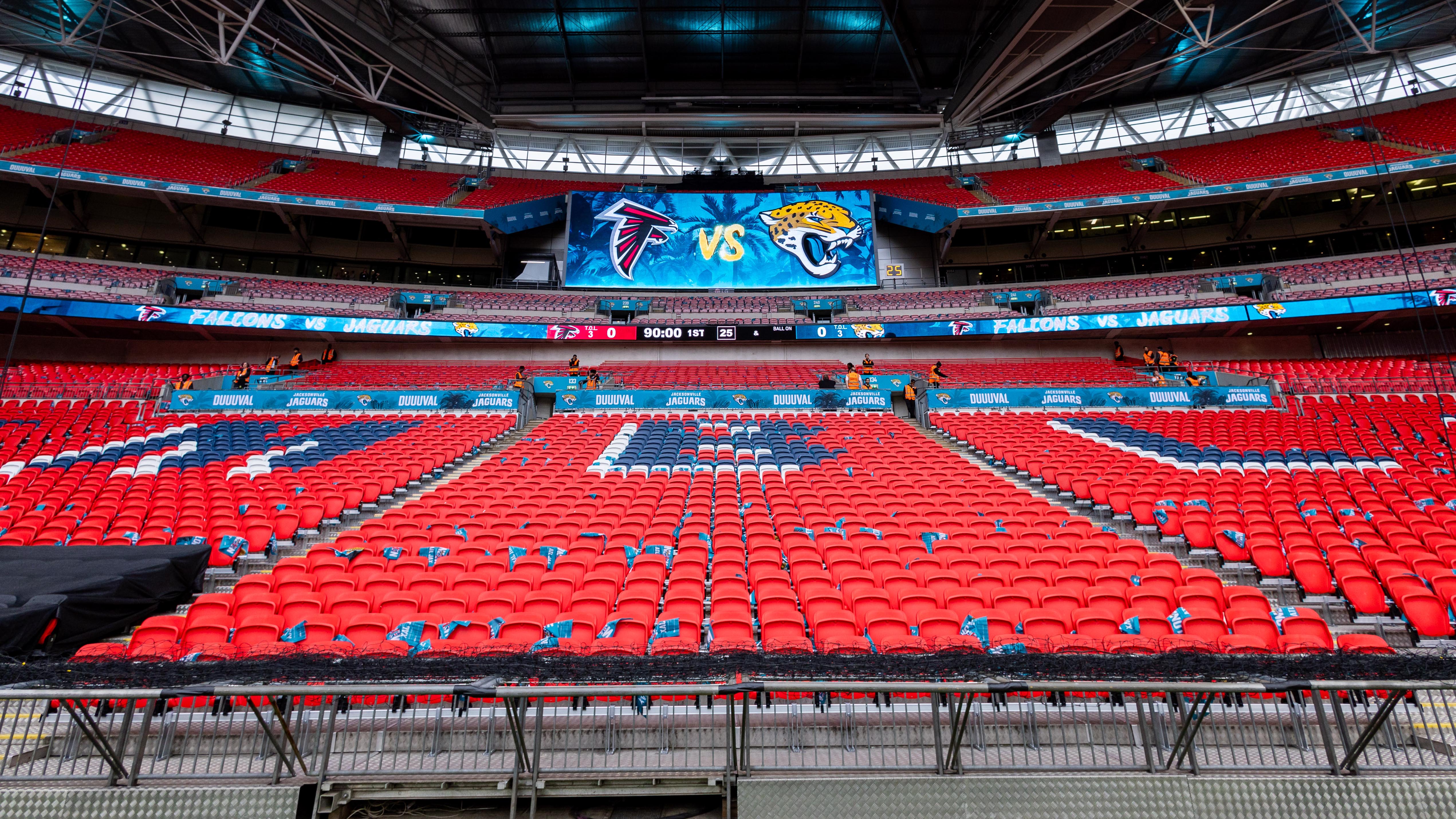 Atlanta Falcons to face off against Jaguars at Wembley Stadium