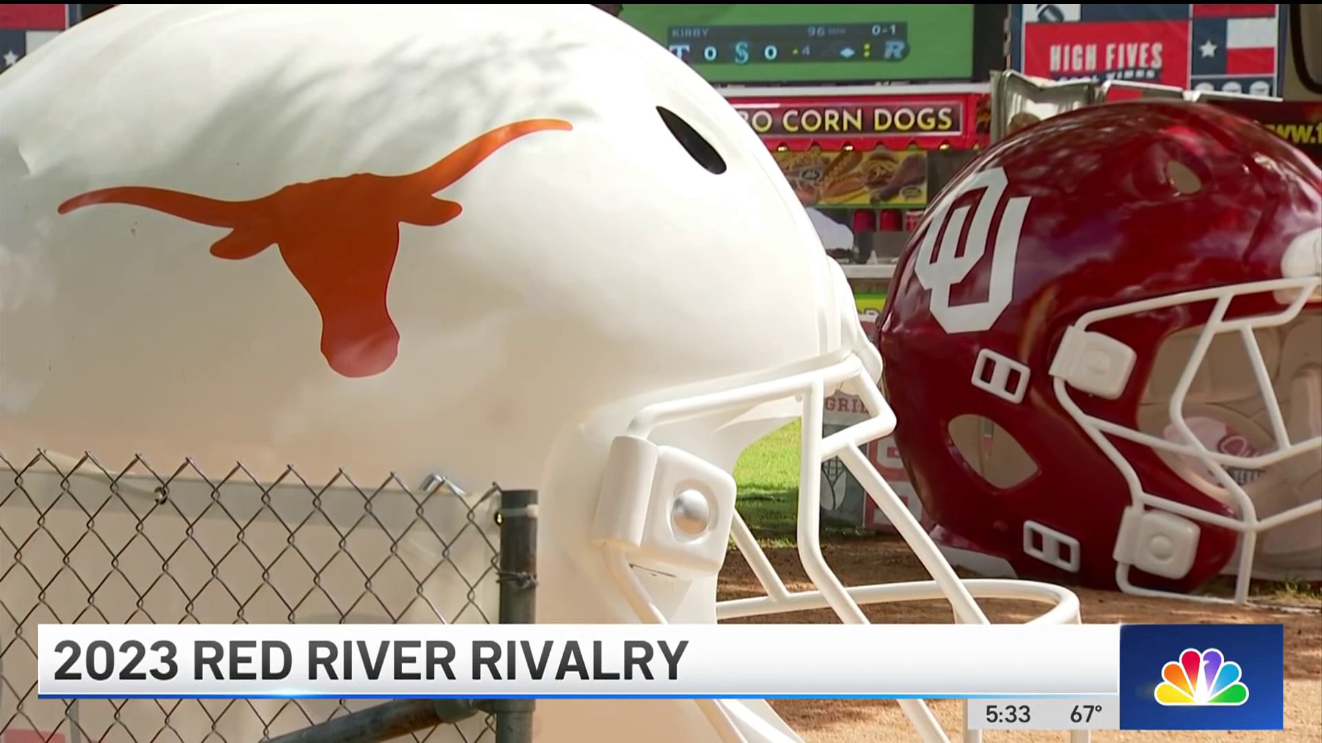 Texas will wear red helmets three times, the most allowed by NFL