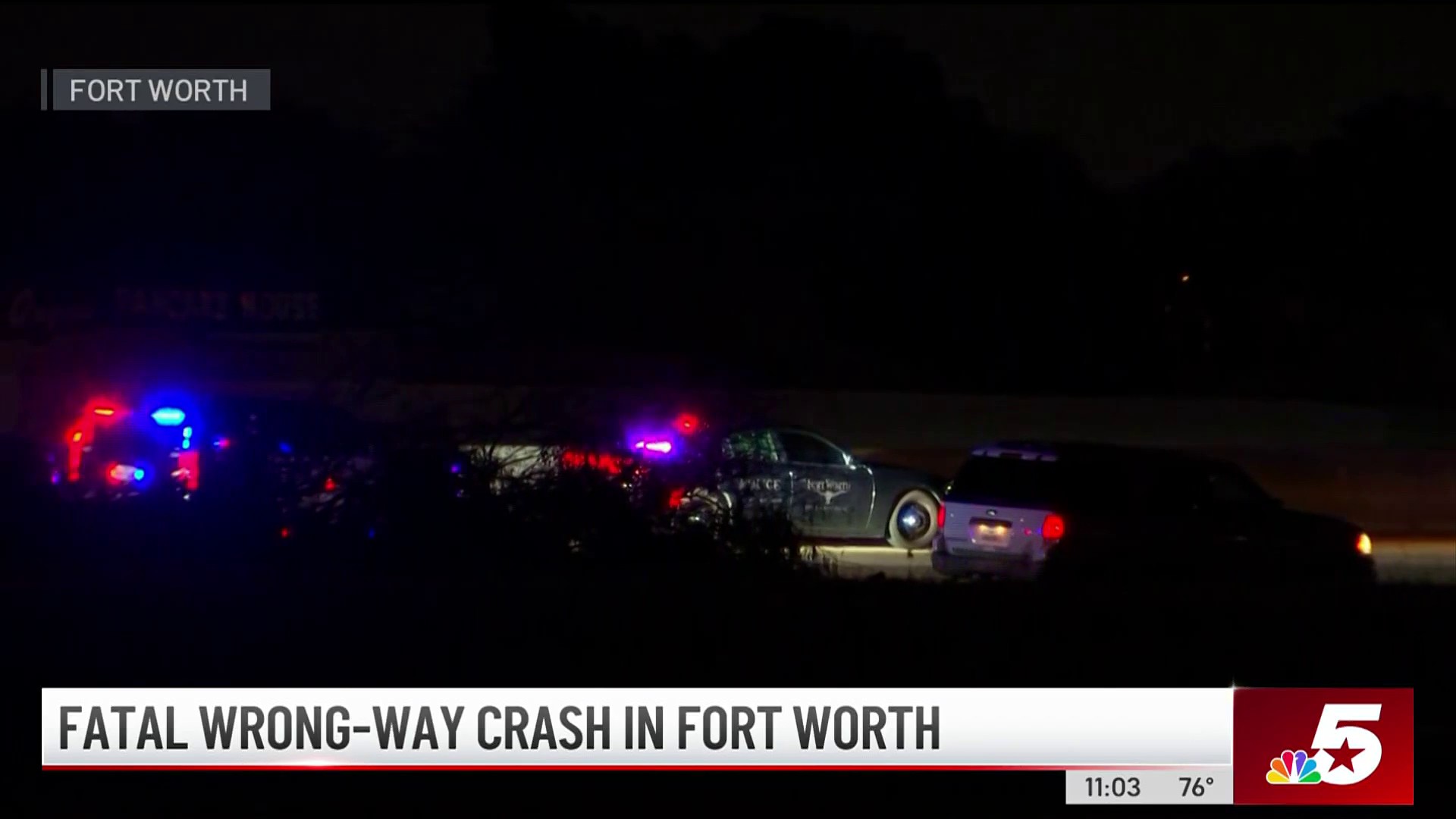 Fatal Wrong-way Crash Shuts Down I-20 In Fort Worth – NBC 5 Dallas-Fort ...