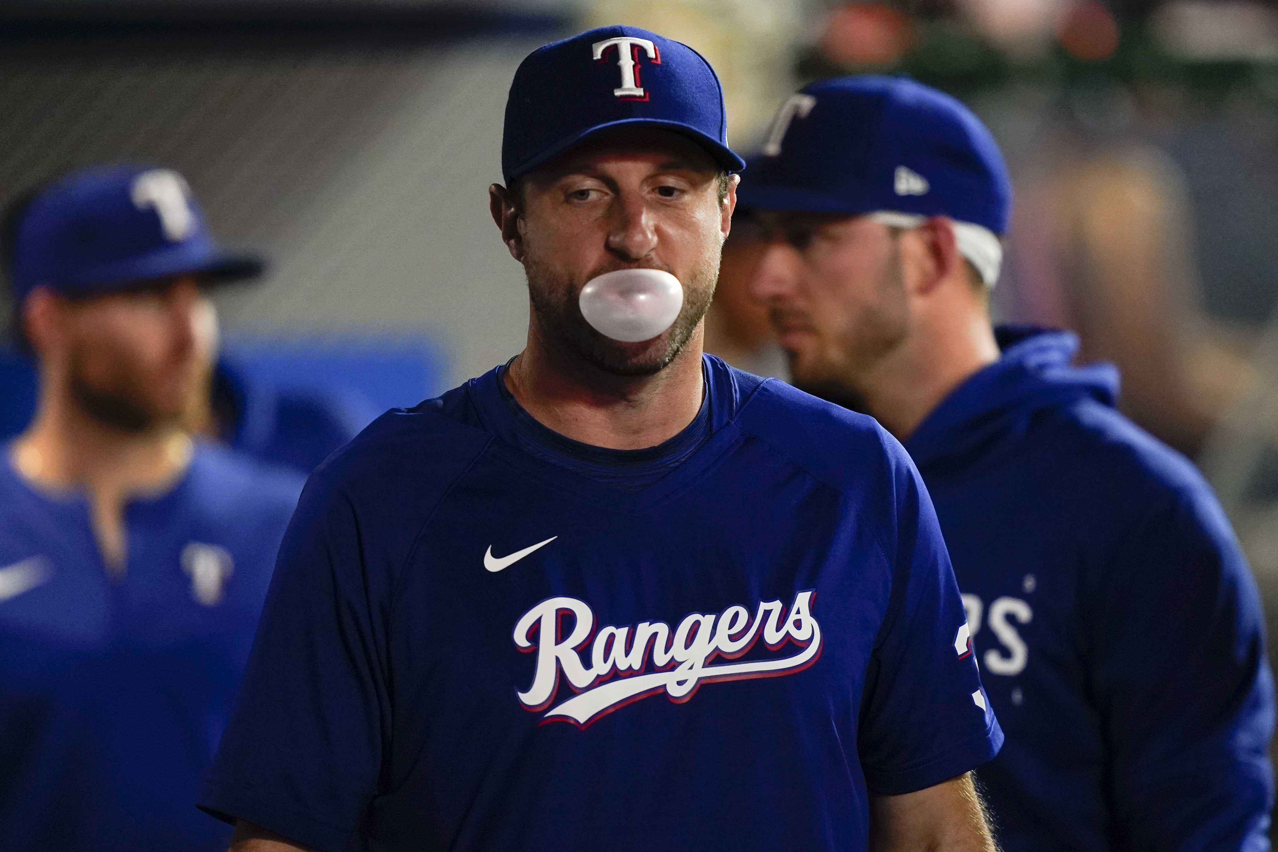 Texas Rangers: Life is Just Practice for Baseball Uniform/Jersey