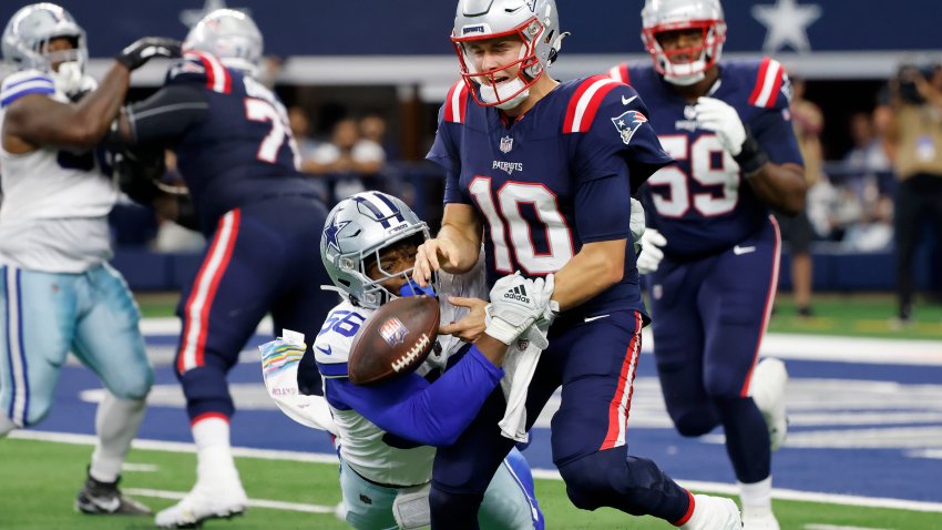 Patriots pull QB Mac Jones after 2 turnovers lead directly to Cowboys  touchdowns