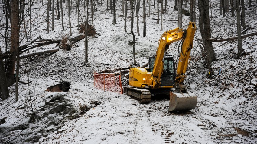 This 2018 photo released by Federal Bureau of Investigation shows the FBI's 2018 dig for Civil War-era gold