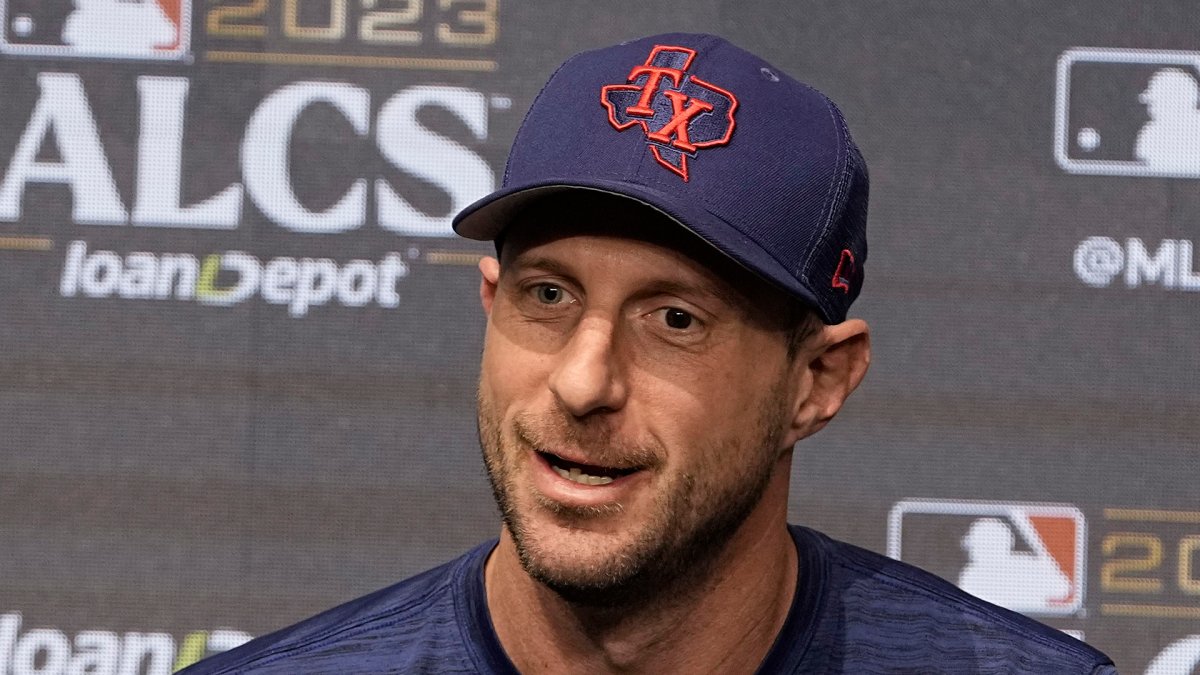Rangers' Scherzer hopes to push Astros to brink; Phillies in command in  NLCS – NBC 5 Dallas-Fort Worth