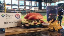 The Big Tex Torta will be available during the ALCS in sections 105, 132, and 208.