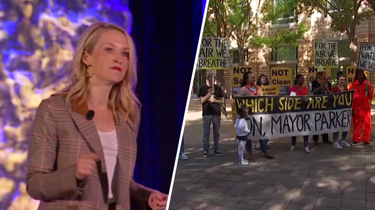 Protesters & mayor spotlight environment at Fort Worth’s 2023 State of