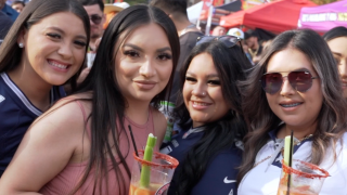 A group of 4 women attending the La Michelada Festival
