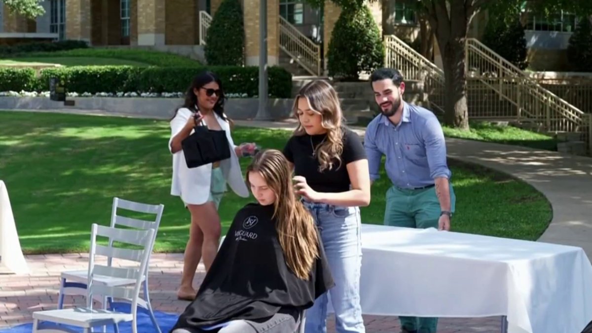 TCU students chop their locks to help others - Vimarsana News
