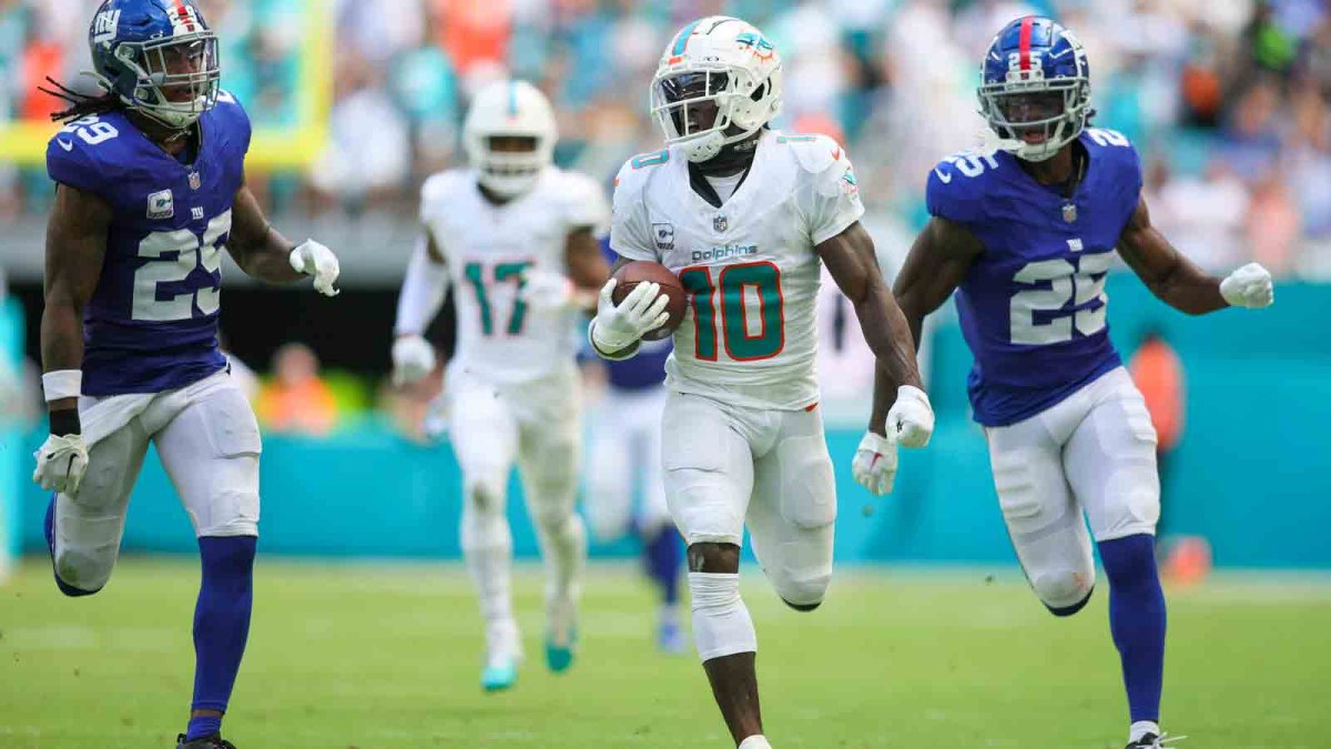 Wide receiver Tyreek Hill became a - Miami Dolphins Zone