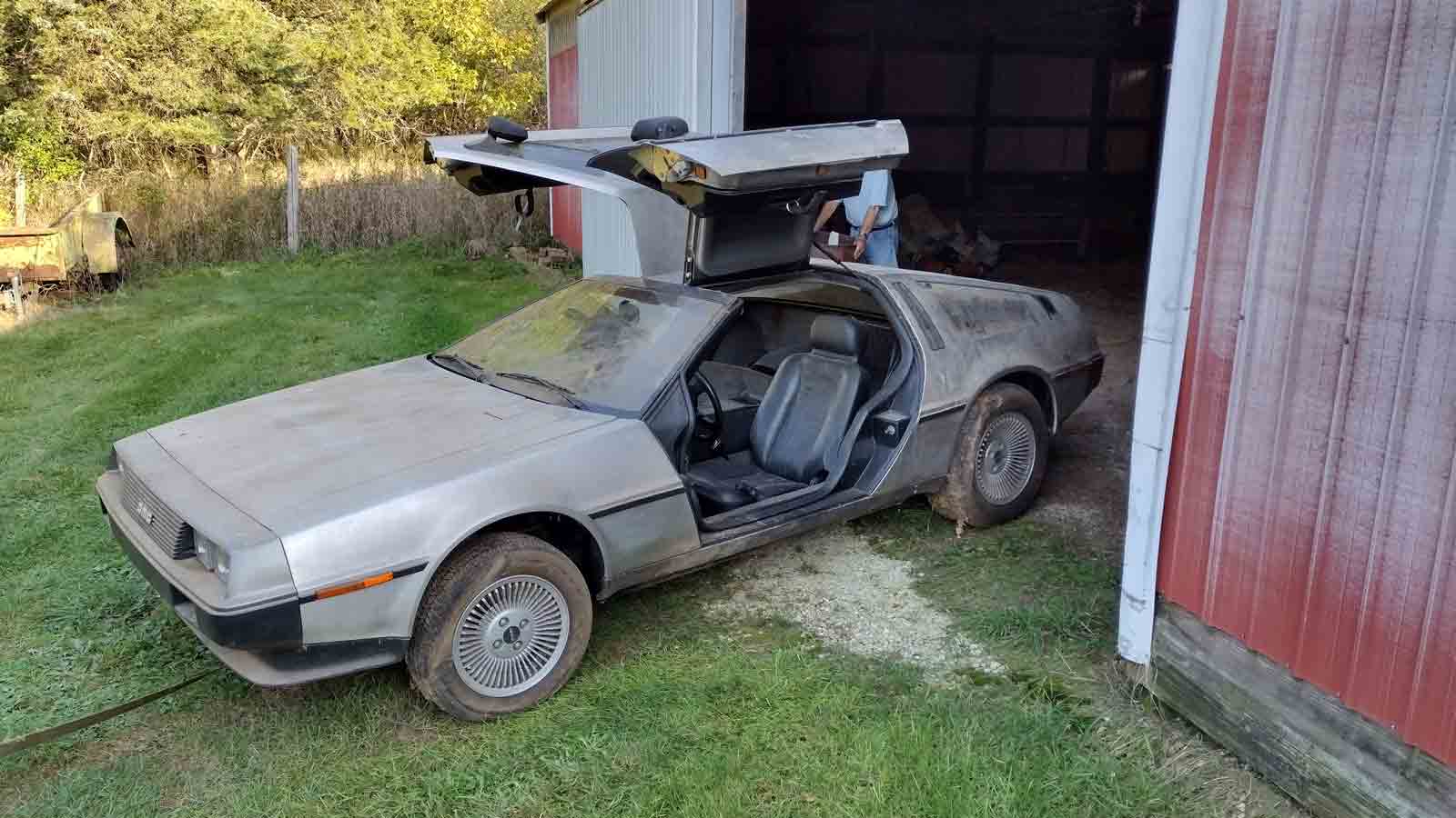 Great Scott! How a DeLorean with 977 miles was found in a Wisconsin ...