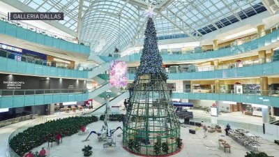 Galleria Dallas Christmas Tree gets stylish makeover