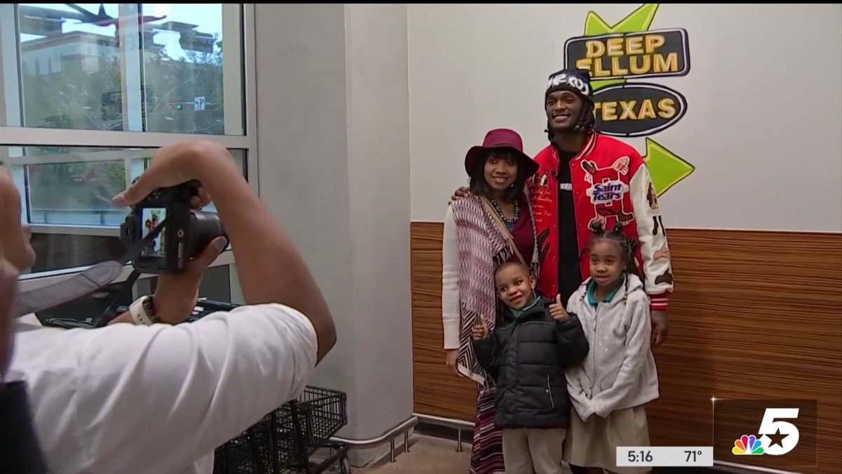 CeeDee Lamb partners with Tom Thumb to take families holiday grocery shopping – NBC 5 Dallas-Fort Worth