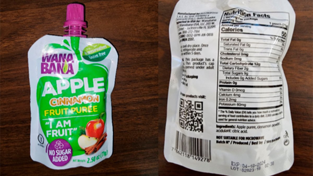 More fruit pouches recalled due to illnesses linked to lead – NBC 5 Dallas-Fort Worth - Vimarsana News